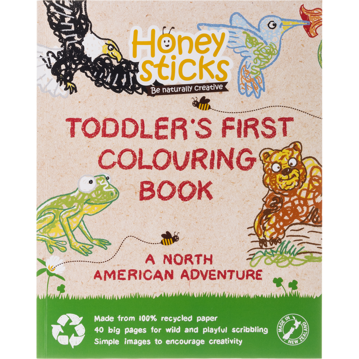 Toddlers First Colouring Book - A North American Adventure