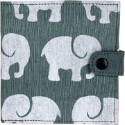 Cotton Wallet-Elephant Prints