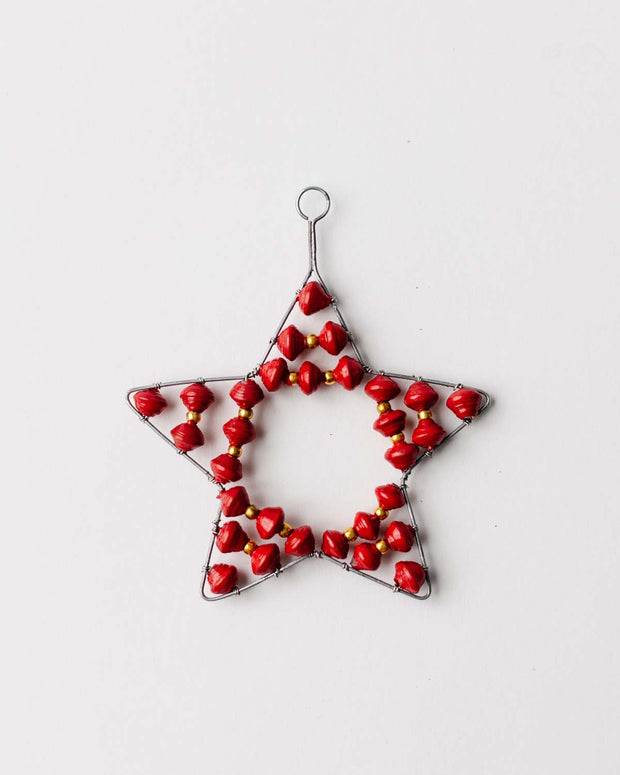 Gabriela Paperbead Star Ornament