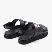 Go-To Flatform Sandal Black/Black