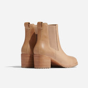 Ana Go-To Heeled Chelsea Boot Almond