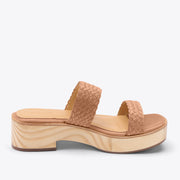 Ellie All-Day Woven Clog Almond