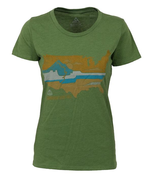 Women's Continental Divide Trail United Landscapes T-shirt