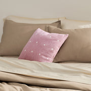 Organic Cotton & Wool Pillow Cover - Wild Orchid