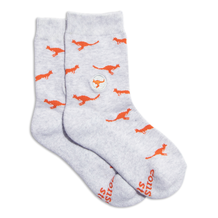 Kids Socks that Save Kangaroos