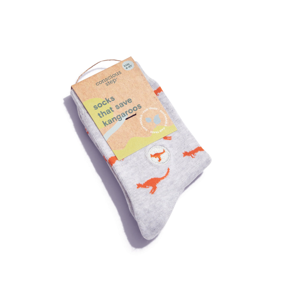 Kids Socks that Save Kangaroos