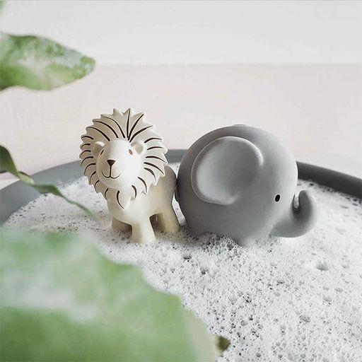 Elephant - Natural Rubber Rattle