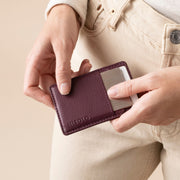 Nico Card Case Wallet Plum