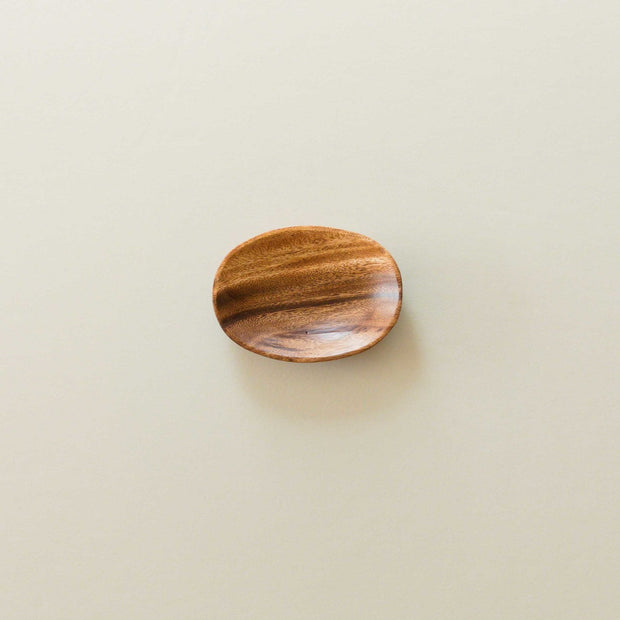 Acacia Oval 5" Wood Plate - Snack Plate | LIKHA