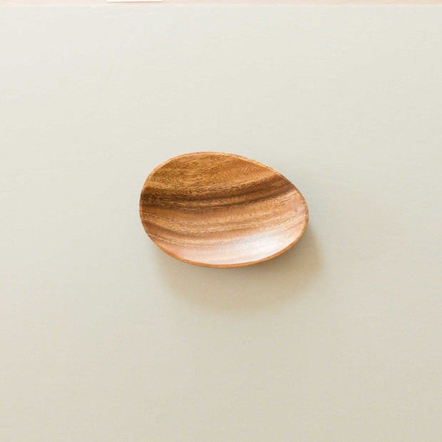 Acacia Oval 7" Wood Plate - Appetizer Plate | LIKHA
