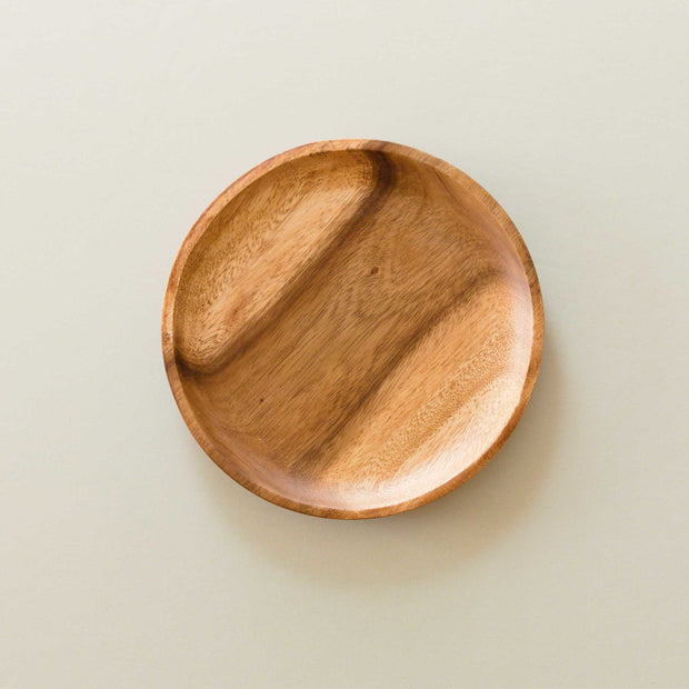 Acacia Round 10" Wood Plate - Dinner Plate | LIKHA