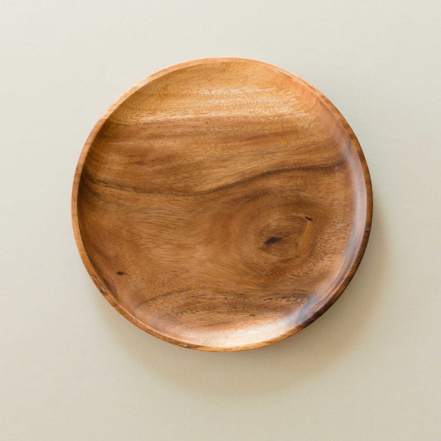 Acacia Round 12" Wood Plate - Charger Plate | LIKHA
