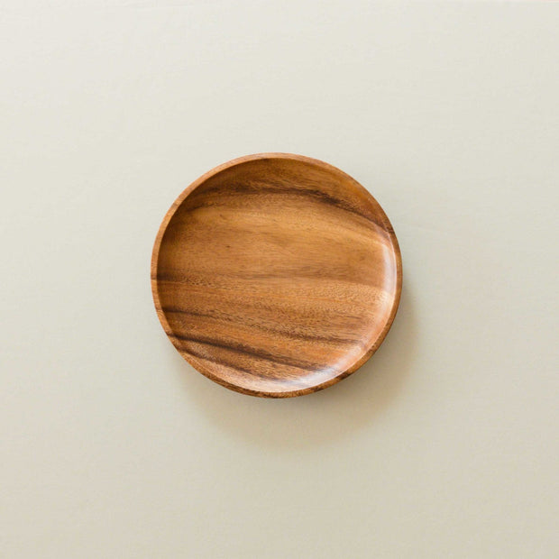 Acacia Round 8" Wood Plate - Appetizer Plate | LIKHA