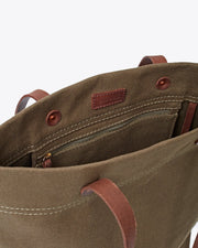 Canvas Tote Olive Green
