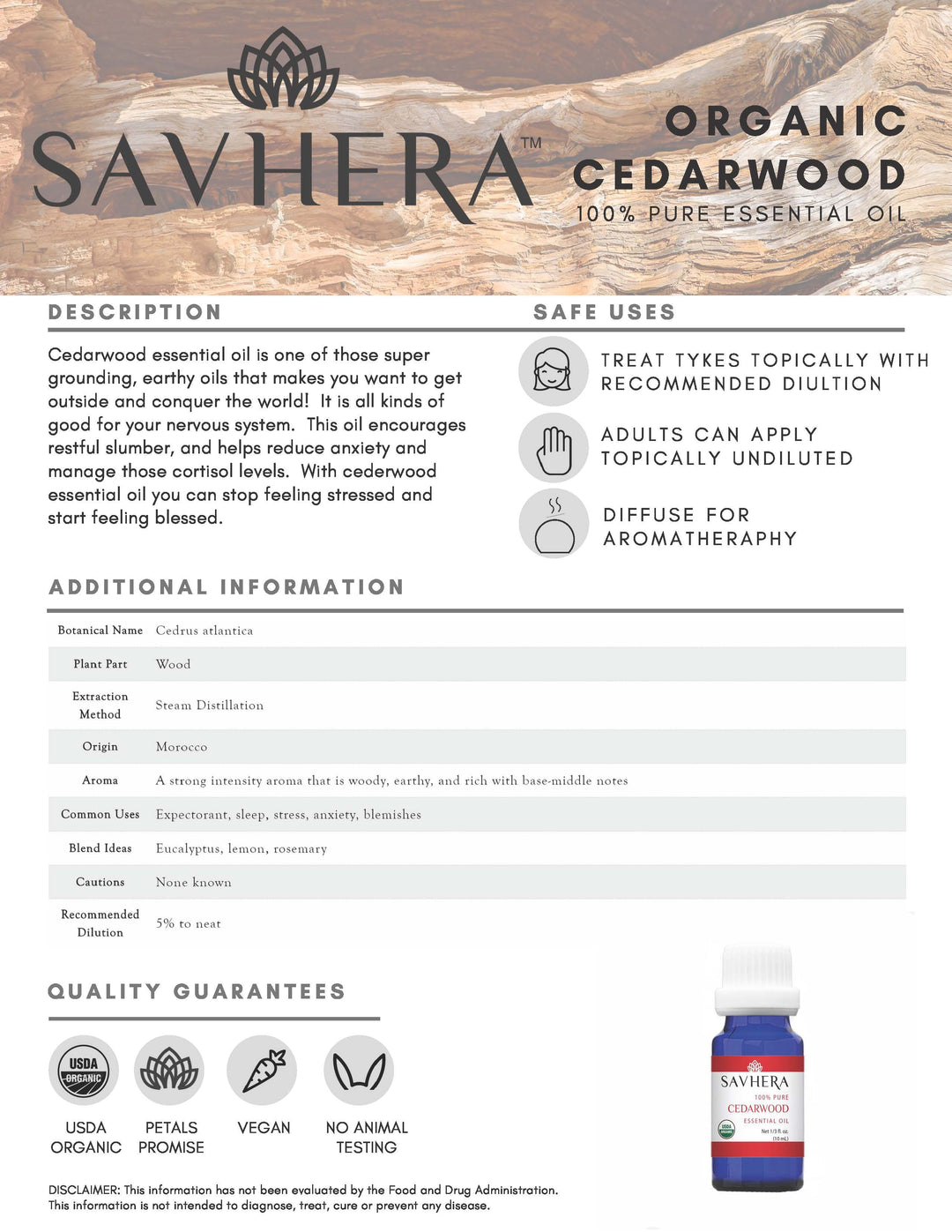 Organic Cedarwood Essential Oil