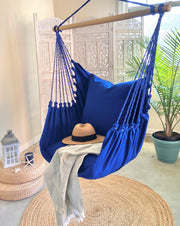 Blue Hanging Chair Hammock | CLASSIC BLUE