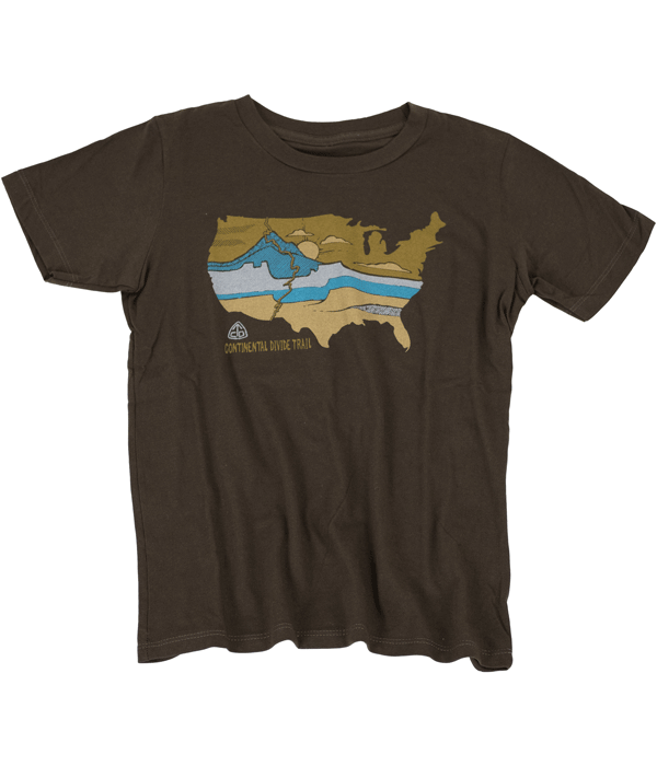 Youth Continental Divide Trail United Landscapes T-shirt