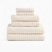 Cotton and Hemp Towel - Cream