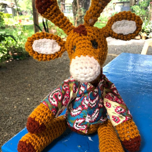 Crocheted Giraffe Stuffed Animal