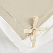 Organic Crinkle Matelasse Duvet Cover - White