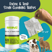 Facial & Tear Stain Wipes