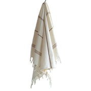 Oversized Woven Hand Towel in Café