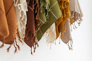 Oversized Woven Hand Towel in Sienna