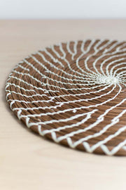 Woven Pine Needle Plate Charger