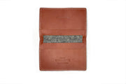 Felt and Leather Bifold Wallet