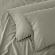 Organic Flannel Pillowcase Set - Vetiver