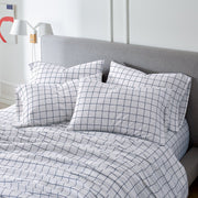 Organic Flannel Pillowcase Set - Windowpane
