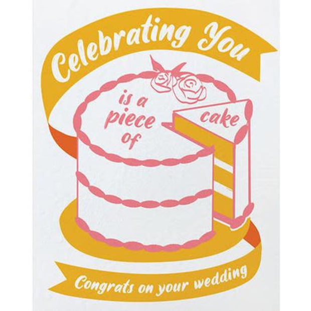 Piece of Cake Wedding Card