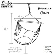 Boho Hammock Chair With Tassels | LOLITA