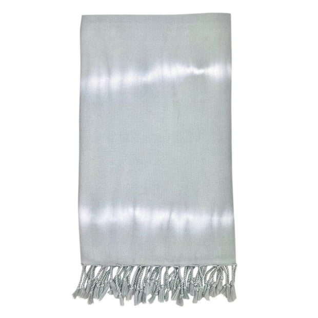 Gray Tie Dye Turkish Beach Towel