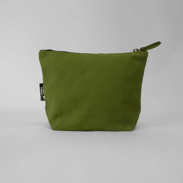 Terra Thread Eco Friendly Makeup Bag - Lok Pouch - Green