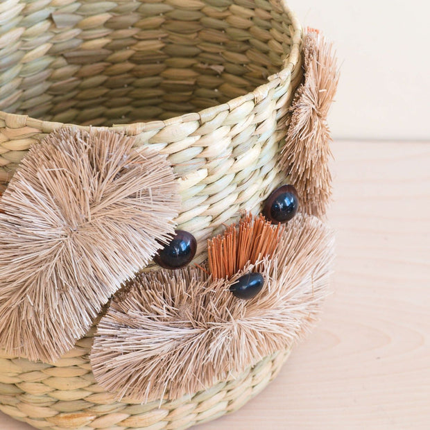 Dog 6" Seagrass Basket Planter - Planter Basket | LIKHA