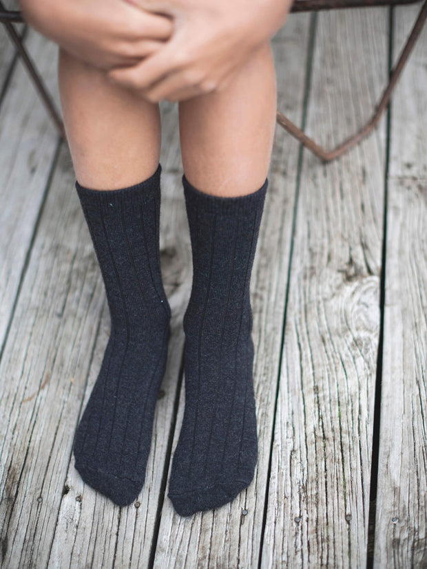 Merino Child Nature Socks Charcoal