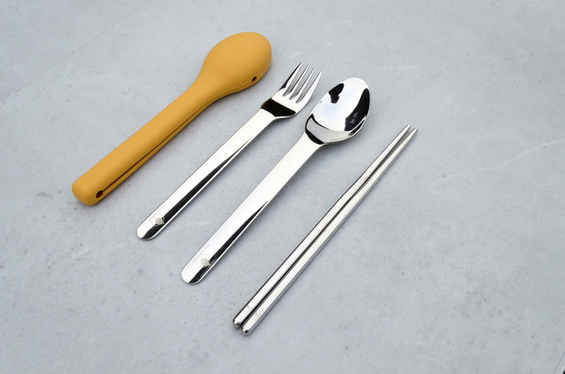eco-friendly stainless steel cutlery set