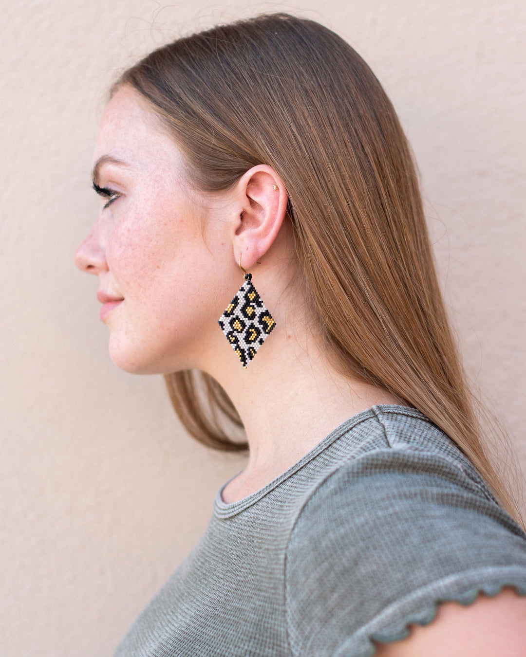 Leopard Earring