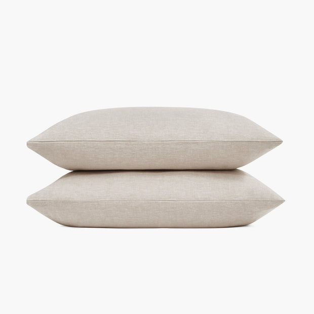 Linen Eucalyptus Pillowcase Set - Stone