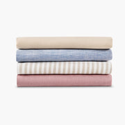 Linen Tablecloth - Undyed Stripe