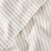 Linen Tablecloth - Undyed Stripe