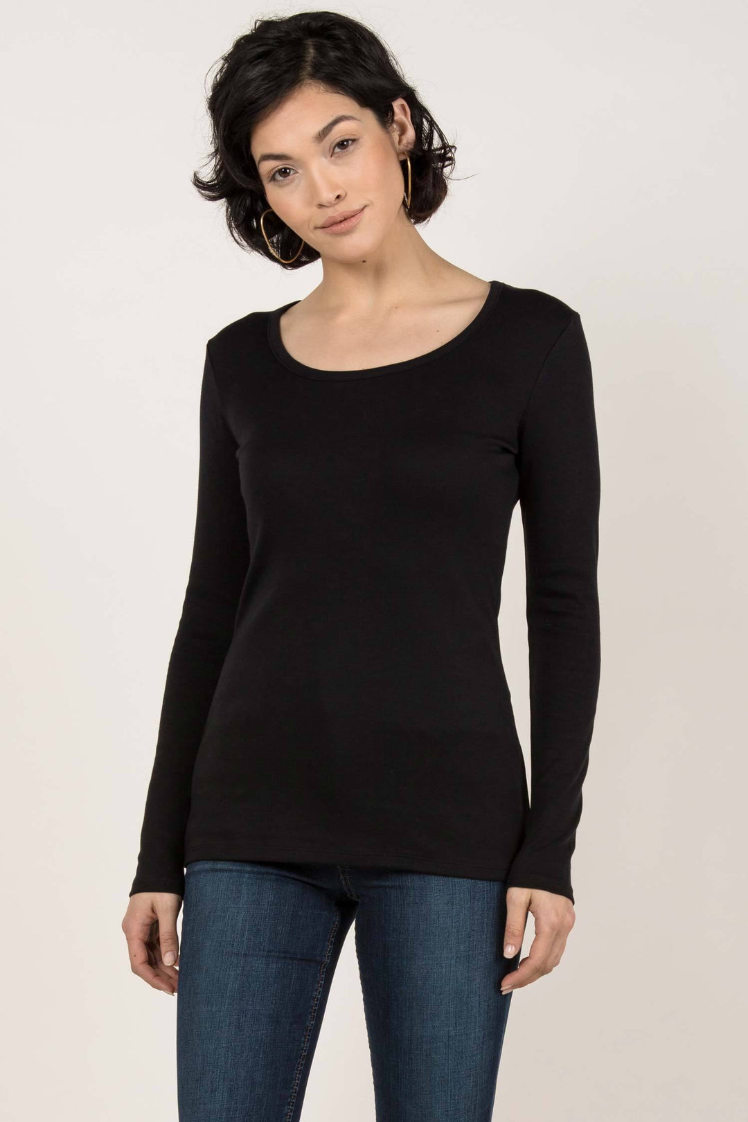 Essential Long Sleeve Scoop