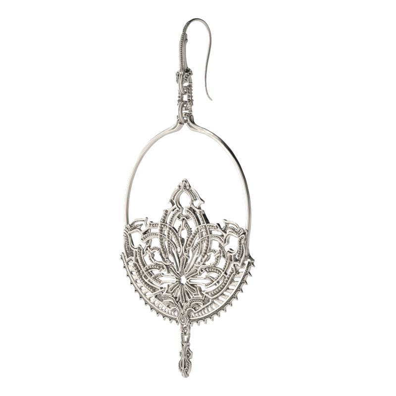 Lotus Dangle Earrings