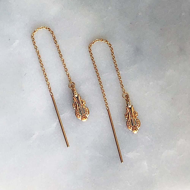 Melody Gold Threader Earrings