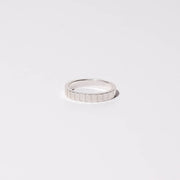 Ridge Band Ring - Brass or Sterling Silver