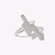 Striate Simple Ring - Sterling Silver