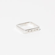 Aer Square Band Ring - Sterling Silver