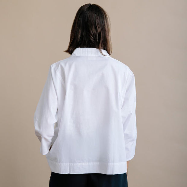 The Boxy Shirt - White