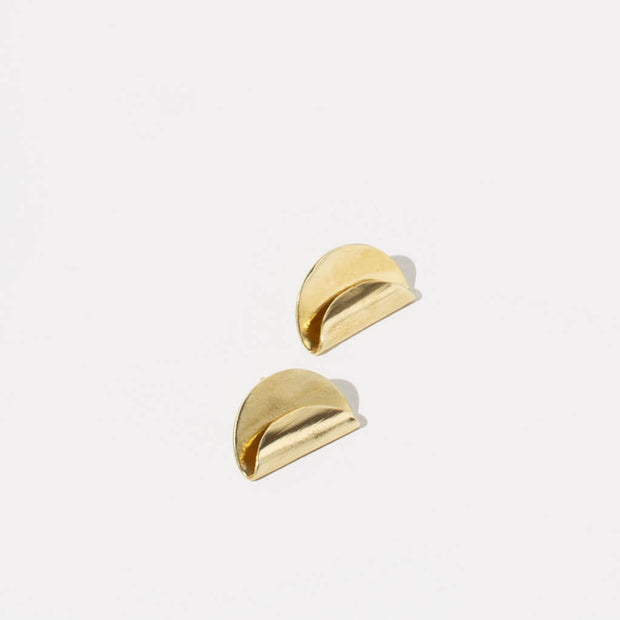 Enfold Earrings - Brass